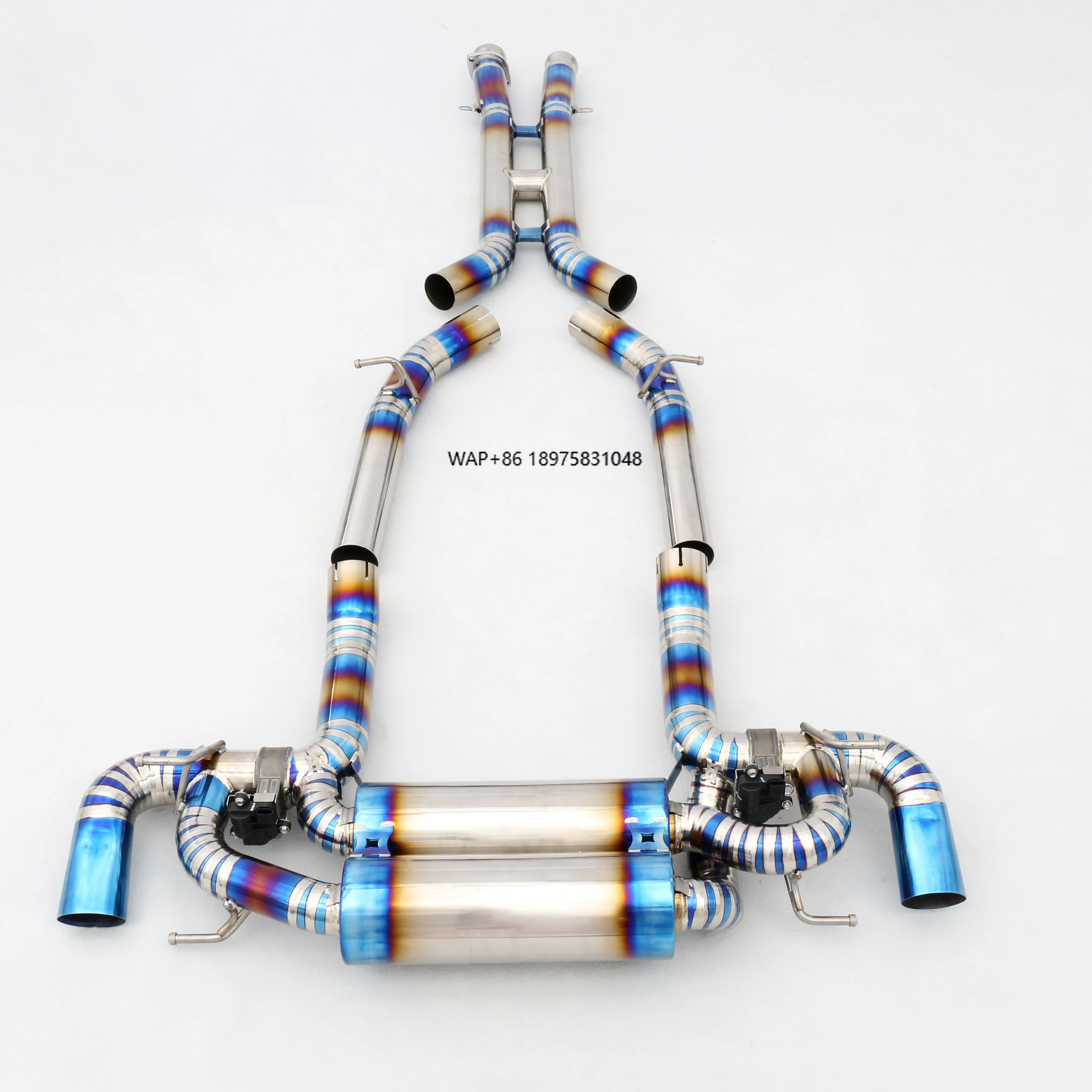OEM Custom 304 Stainless Steel/Titanium Valved Exhaust System Vehicle Specific Exhaust Pipes for