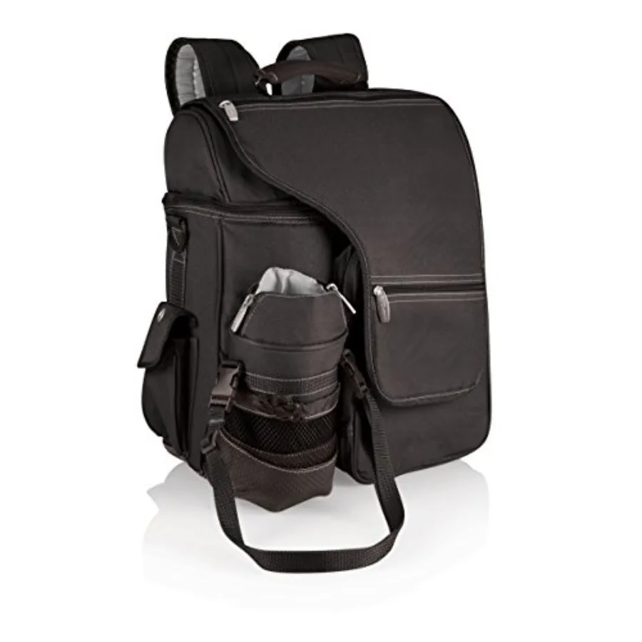 

ONIVA Turismo Backpack Cooler With Water Bottle Carrier Soft Cooler Travel Bag Black
