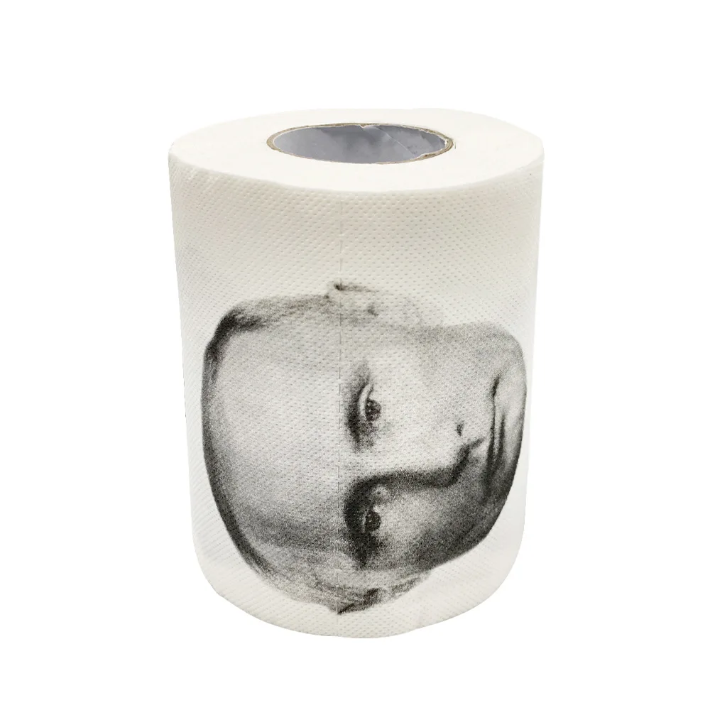 1/10 PCS Funny Joke DIY Paper Tissue Putin Printed Toilet Roll Paper Creative  Tissue Prank President of Russia Toilet Paper