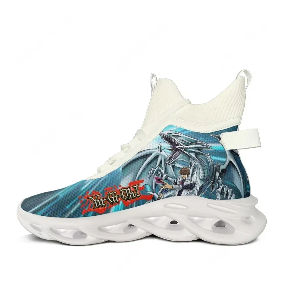 

Yu-Gi-Oh High Top Sneakers Anime Manga Mens Womens Teenager Sports Running Shoes Sneaker Lace Up Mesh Footwear Custom Made Shoe