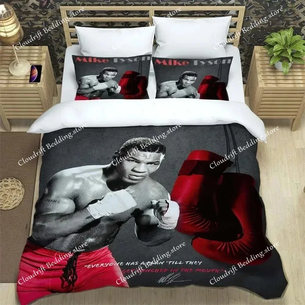 

Boxing Champion Mike Tyson Fashion 3D Printed Bedding Queen Bedding Set Customized King Size Bedding Set Soft And Comfortable