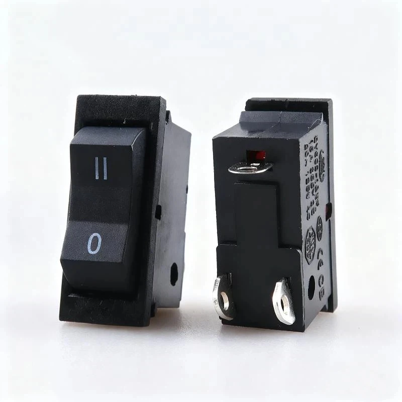 {BBAB1} interruptor de palanca de 3 engranajes botón rojo negro encendido apagado para secador de pelo DIY accesorios eléctricos para calentador de botellas de agua caliente