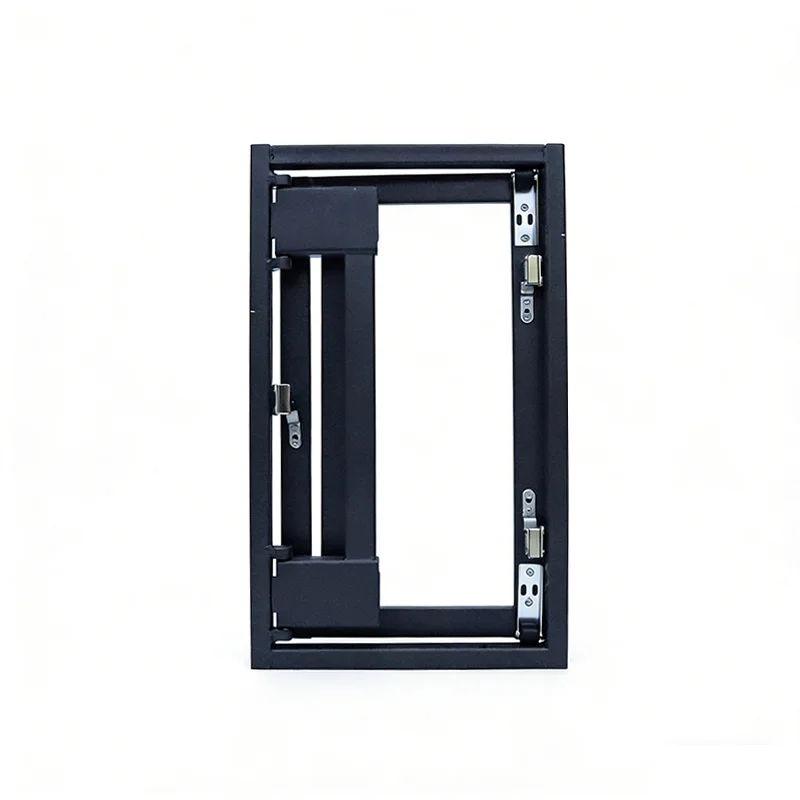 Bathroom tile postmodern design dry hanging invisible door floor heating water separator bathtub fire hydrant inspection door