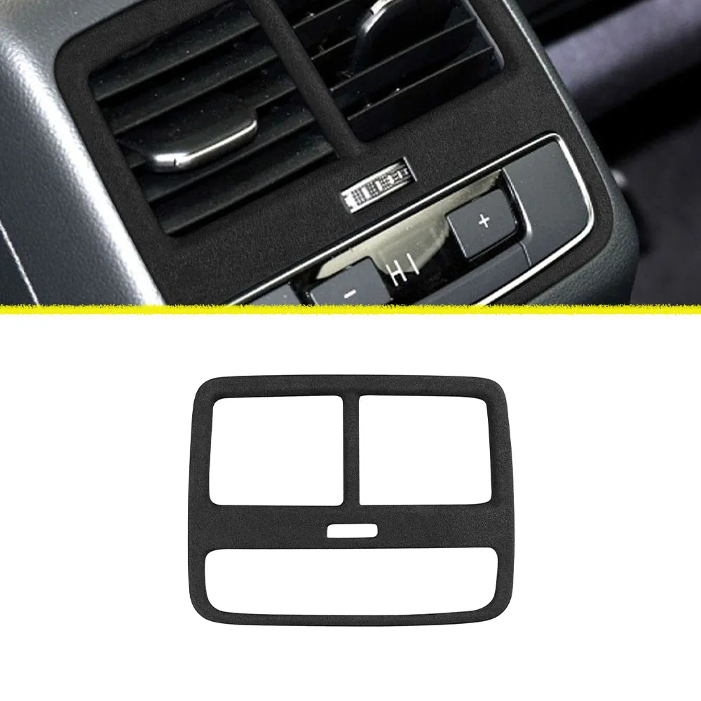 

Interior Mouldings for Audi A4L 2017 2018 2019 2020 2021 Armrest Box Air Outlet Vent Decoration Trim Cover Car Accessory Suede