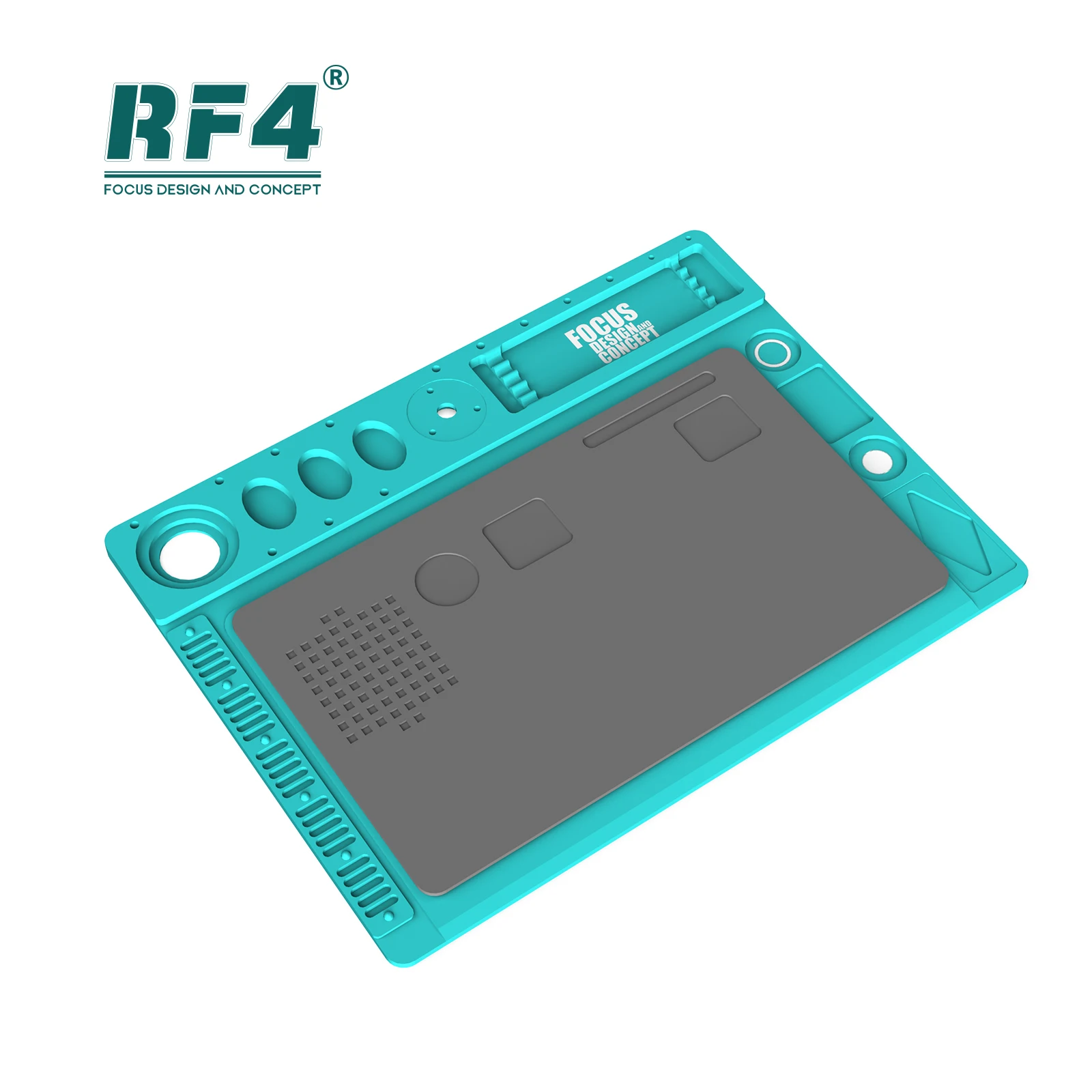 RF4-D2 410X300MM podstawa ze stopu aluminium telefon komórkowy PCB spawanie podkładka naprawcza zastosowanie lornetka/trynokularowy mikroskop