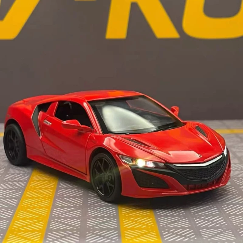 1:36 هوندا أكورا NSX سوبر سيارة رياضية مجموعة نموذج مقياس مرخص سبيكة معدنية دييكاست ل التراجع اللعب المفضلة مهرجان