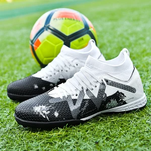 Unisex -Fußballschuhe für Männer, TF -Fußballstiefel, hohes Fass, Nicht -Slip, Sportheftern, Verschleiß, Futsal, Outdoor, Jungen, Mädchen 10 Futsal -Tennis für Frauen für Frauen - №7
