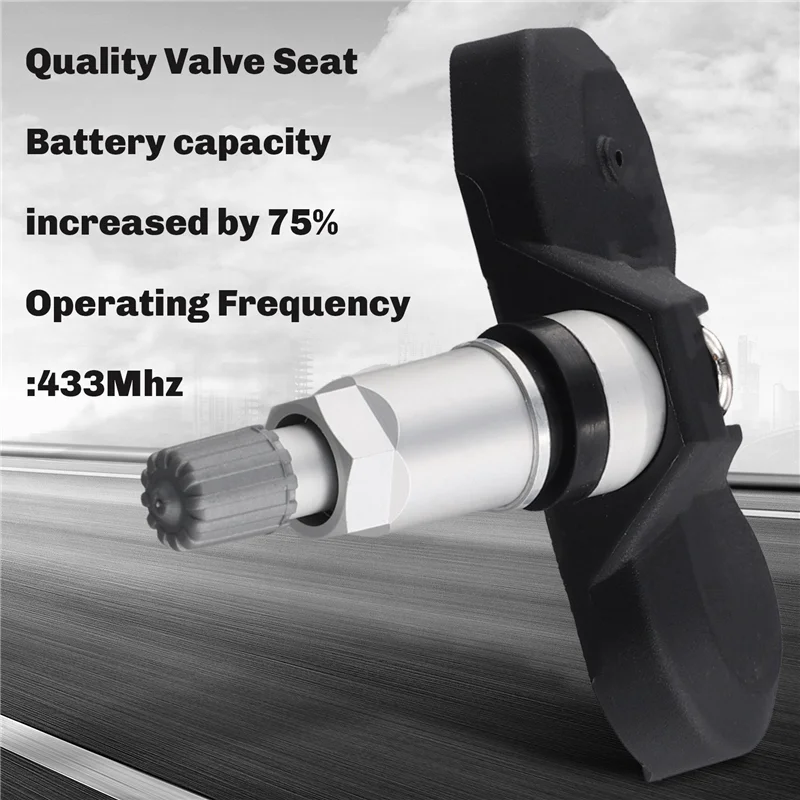 AB61-4PCS 자동차 타이어 압력 모니터 시스템 센서 7L0907275D 7L0907275B VW Touareg Porsche Cayenne 2004-2006 433MHZ TPMS