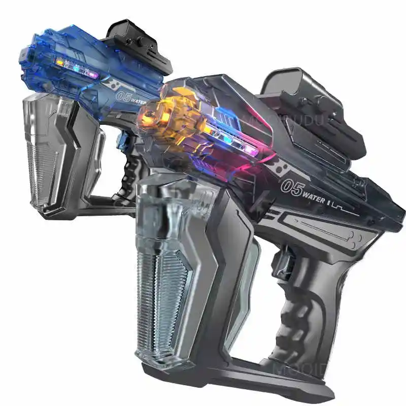 Outdoor Fully Automatic Electric Water Gun Toy, Summer Swimming Pool Beach Battle Shooting Water Gun Boy Toy Adult Gift