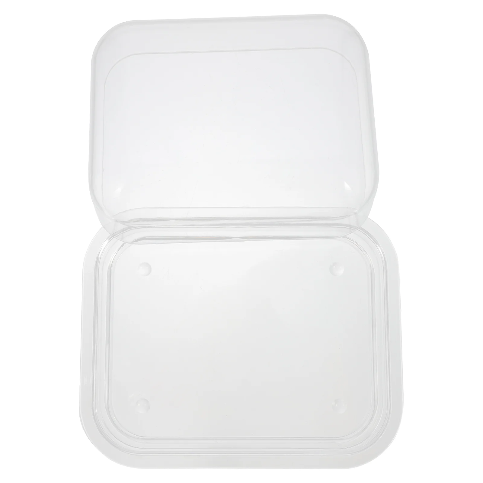 with Cover Butter Box Dish Lid Crock Acrylic Food Containers Dessert Server Holder