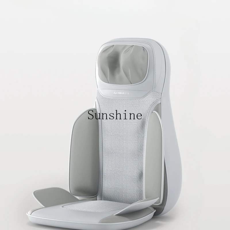 Masajeador de columna Cervical, respaldo bajo, amasado automático para el hogar, cuerpo completo, silla multifuncional con cojín para coche