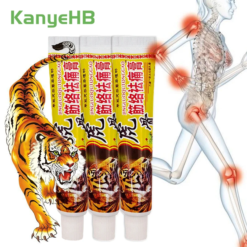 

3Pcs Tiger Balm Analgesic Cream Joint Sprain Arthritis Rheumatoid Pain Relieve Ointment Muscle Strain Herb Medicine Plaster A224