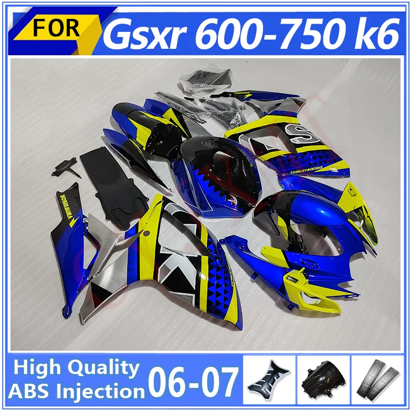 

Motorcycle Fairing for Suzuki GSXR 600 750 K6 2006 2007 Full Protective Fairings Kits Gsxr600 Gsxr750 06 07 Bodyframe Tank Shell