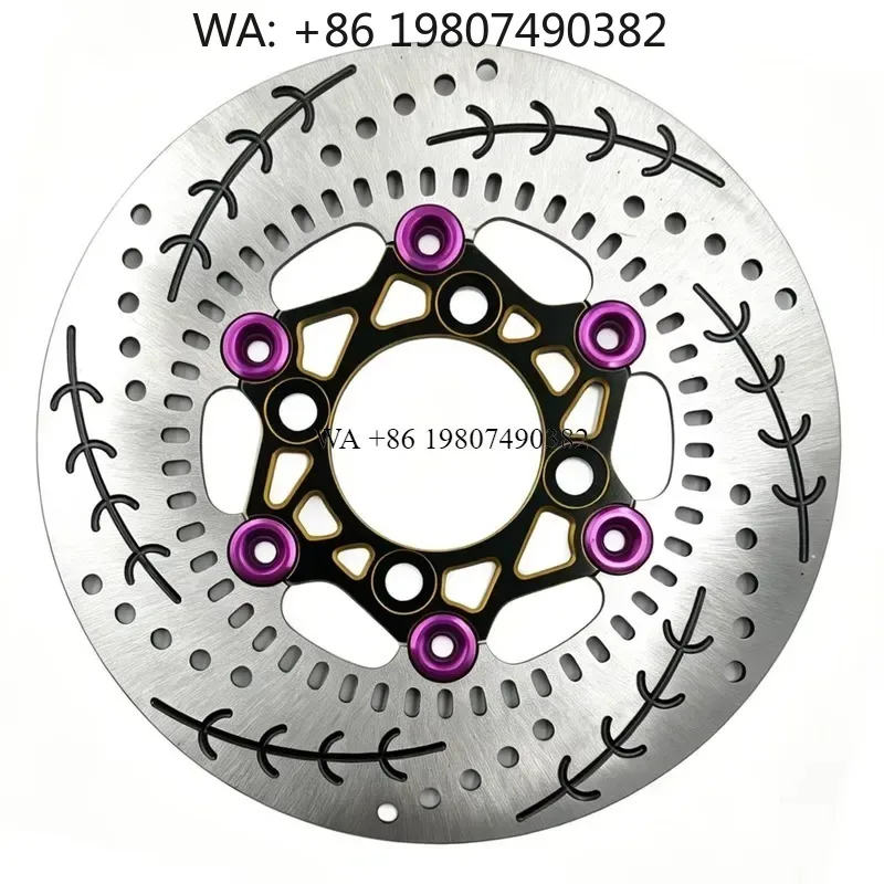 wmwmnu Factory OEM Floating Brake Disc for Motorbike Custom Drawing Processing Floating Rotor All Motorcycle Models Available