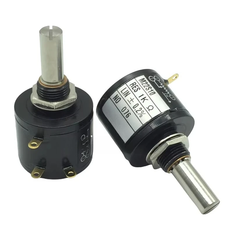 Original NIDEC COPAL precision ten-turn wirewound potentiometer M22S10 1K2K5K10K  1PCS