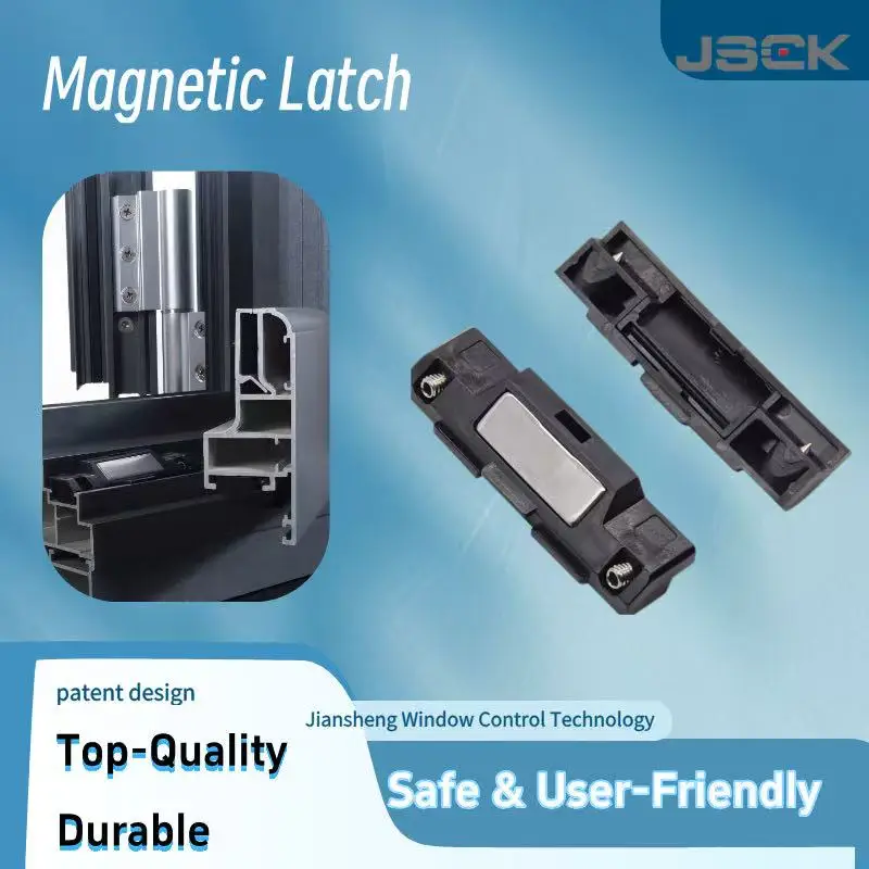 Magnetic Latch for Broken Bridge Aluminum Casement Windows, Universal Integrated Magnetic Closer for Screen Window