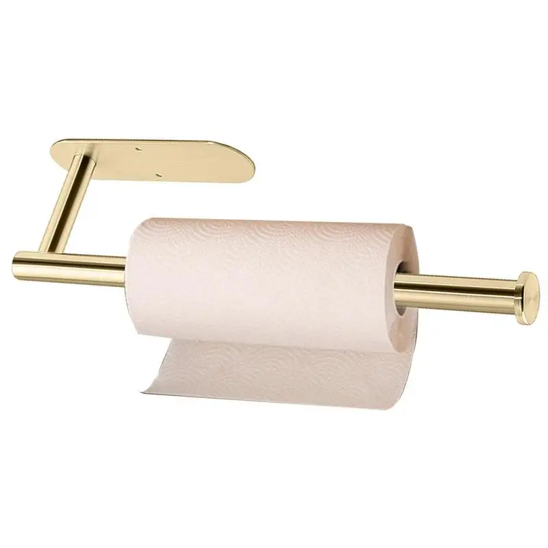 

Under Sink Paper Towel Holder Self-Adhesive Paper Towel Holder Under Cabinet Rustproof Organization And Storage For Kitchen