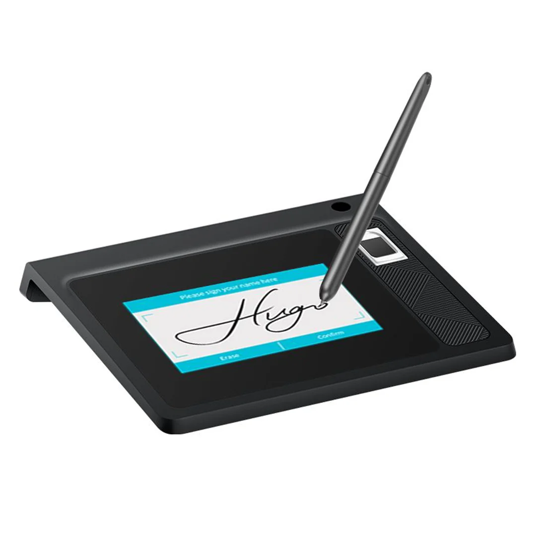 Autograph signature pad 5 Inch LCD digital Paperless graphic tablet with battery-free pen pc for signing