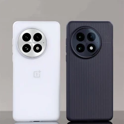 Case For OnePlus 13 Case Matte Clear Hard PP Silicone Cover For OnePlus13 5G One Plus 13 Slim Thin Luggage Stripe Shell Bumper