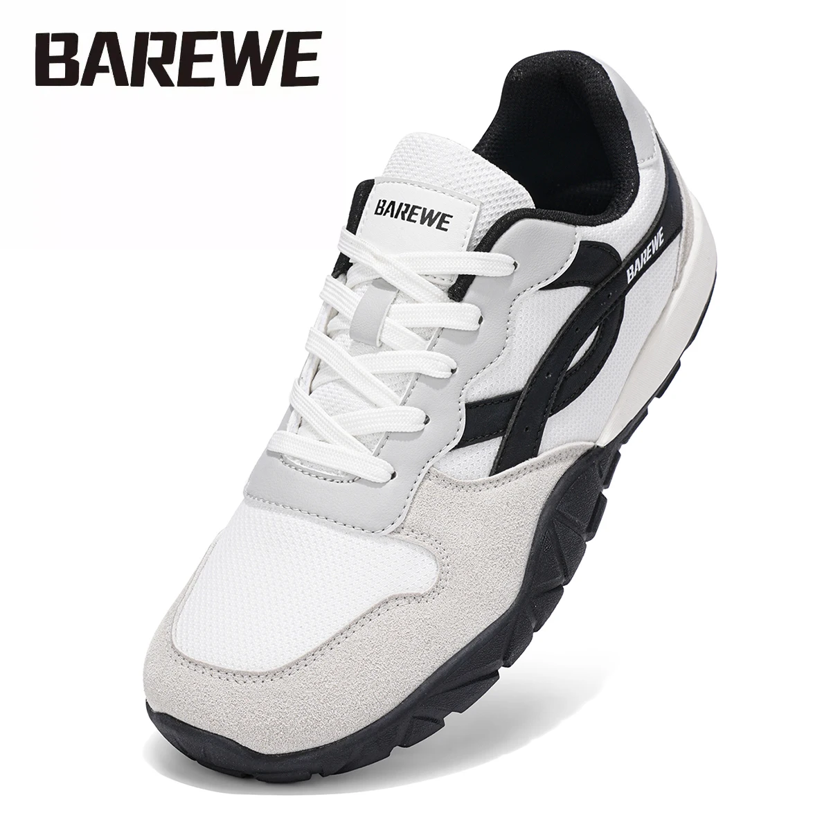 

Модные унисекс-кроссовки BAREWE для босоногой ходьбы | Кроссовки-минималистичные кеды из искусственной кожи с широким носком и нулевым перепадом высоты подошвы для мужчин и женщин