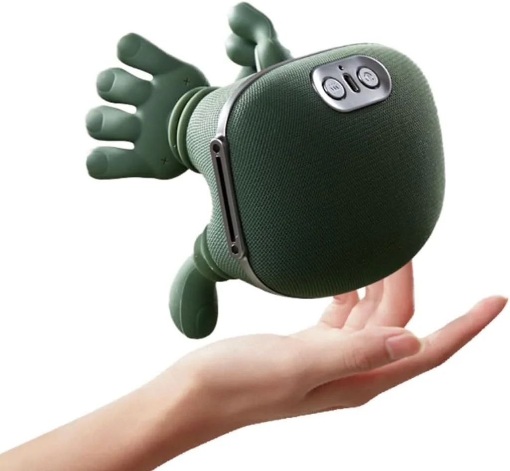 Electric Deep Tissue 4D Kneading Massage, Simulated Hu Bionic Heated Massager, Wireless Portable Shiatsu Neck and Back Massager