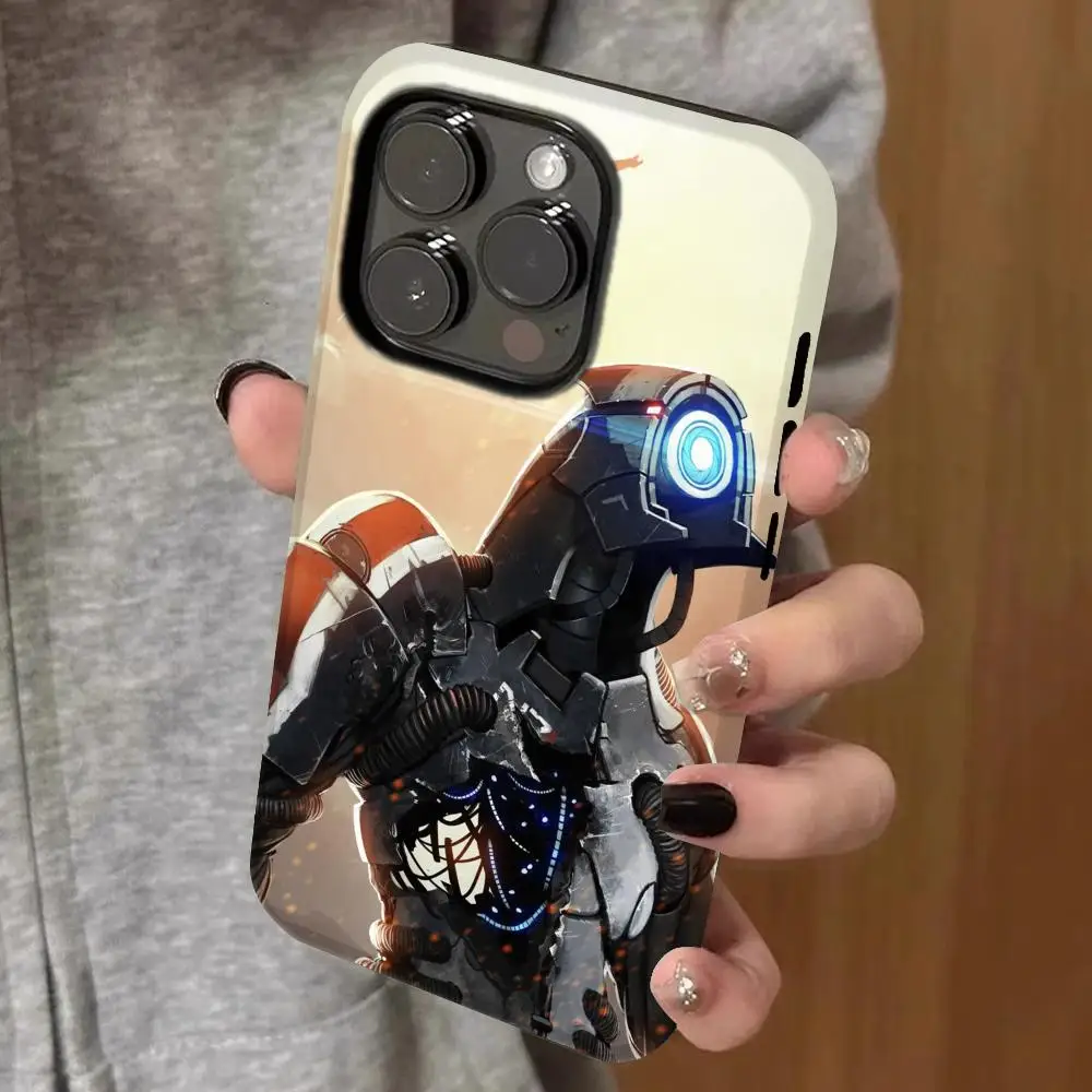 

mass effect wallpaper Phone Case Double-layered 2-in-1 Film Case For IPhone 16 15 Promax 14 13 Pro 12 11 plus Samsung S Covers