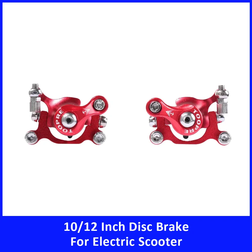 10/12 Inch Aluminum Alloy Hydraulic Disc Brake for Xinlong Zoom Electric Scooter E-Bike Accessories Folding Driving Lever Brakes