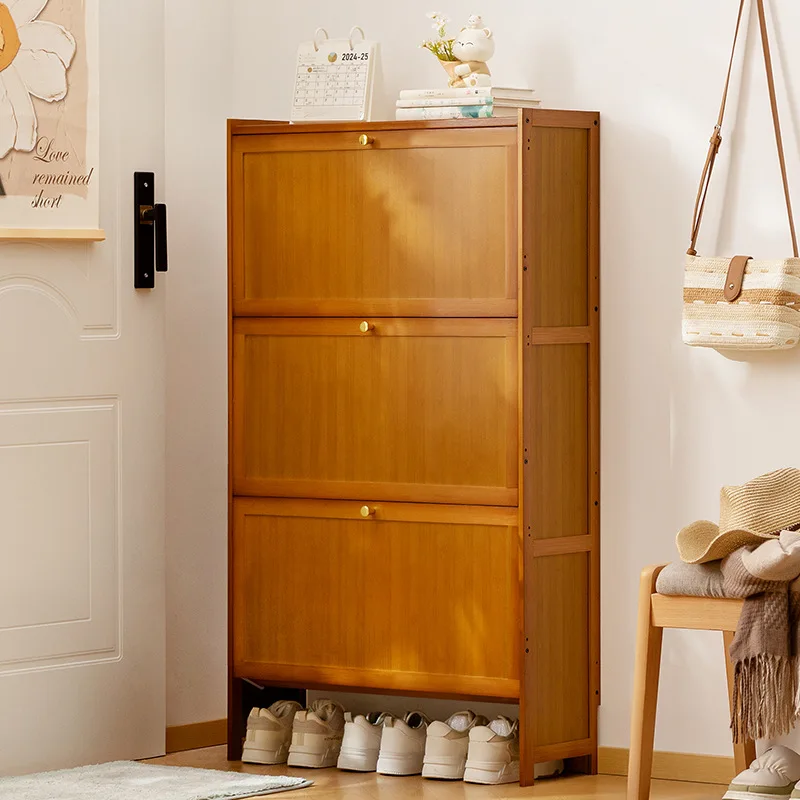 

Modern Large Capacity Shoe Cabinet Wood Dustproof Cupboard Entryway Shoe Cabinet Apartments Luxury Schuhschrank Furniture Home