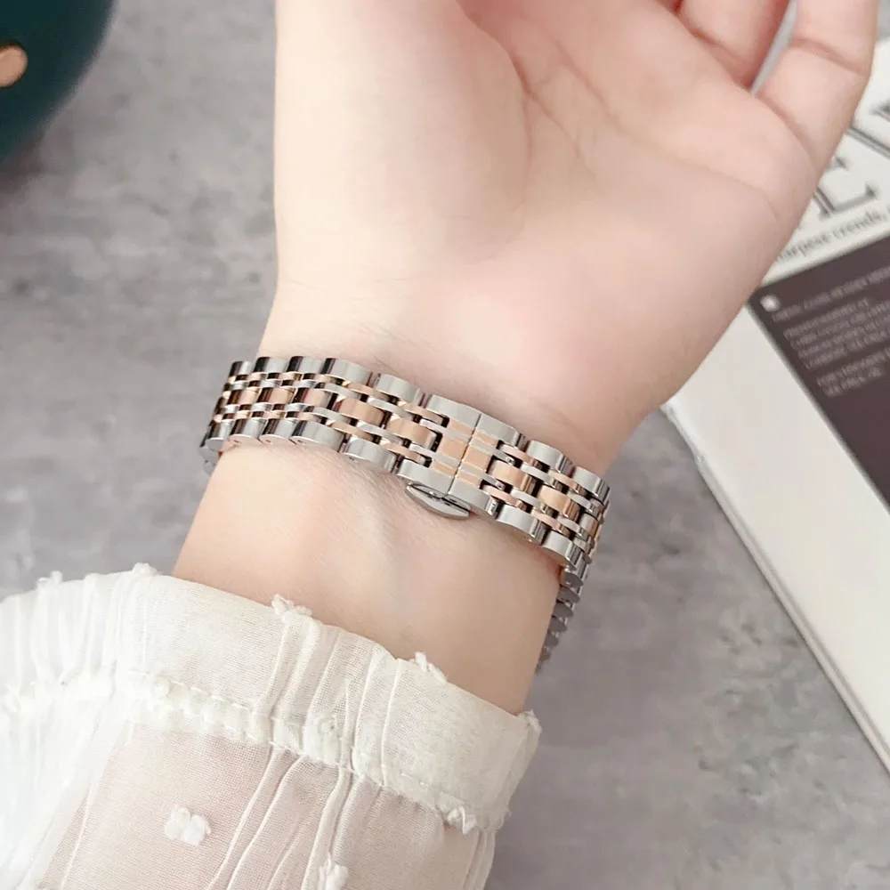 Band Strap for Smart Mi Band 8/9/10 Bracelet with Link Removal tool Metal Wristband for Xiaomi Mi Band 8 Watchband for Men Women
