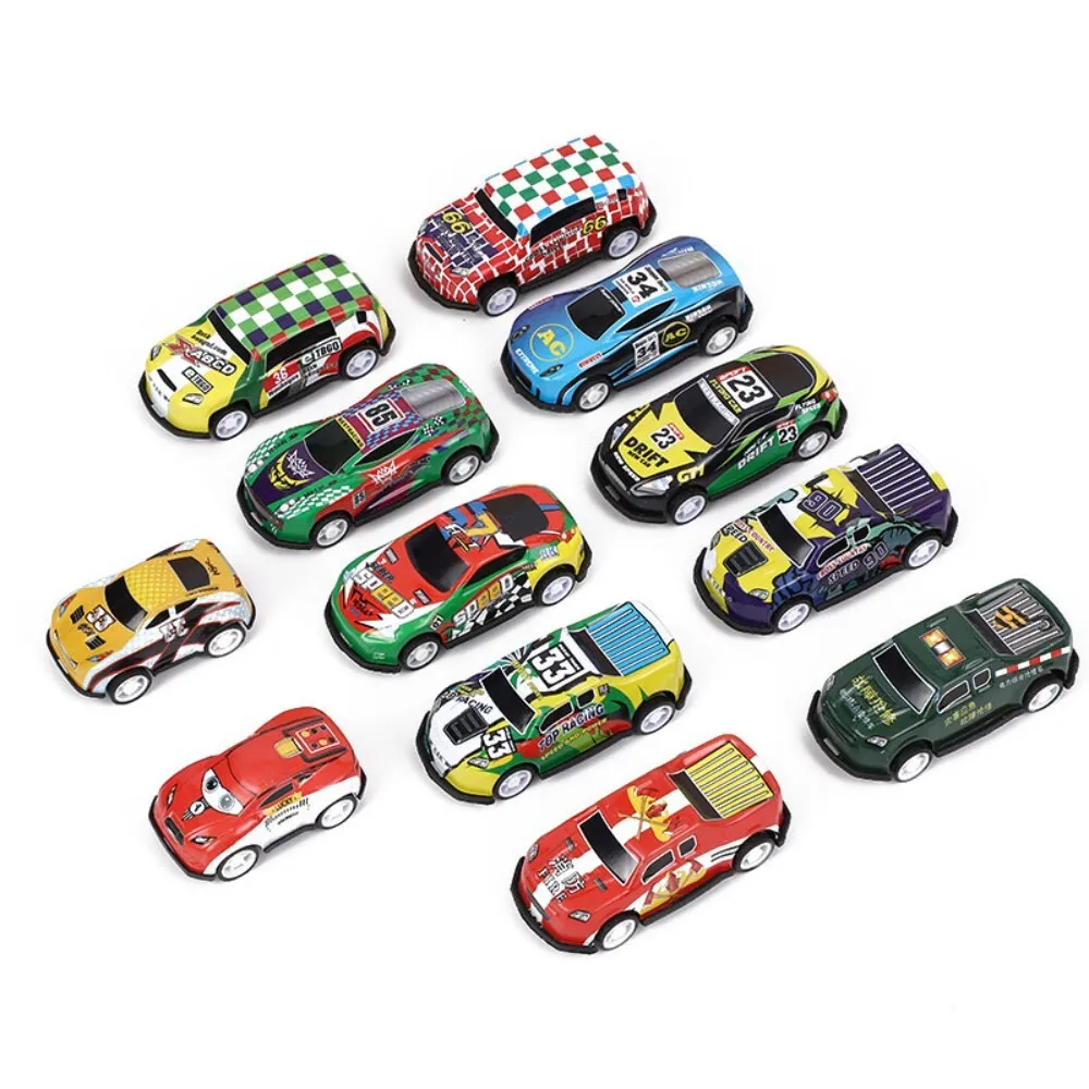Spielzeugauto aus legiertem Metall für Kinder und Jungen, zum Zurückziehen, Mini-Fahrzeug, Sammlerstück, Geschenk für Kinder, lustiges Spielzeit, Zuhause, Schule, Spiel 124