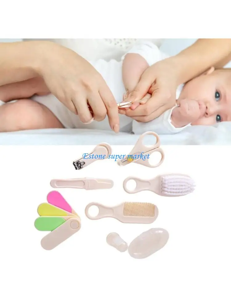 

090B Newborns Grooming 7 Pieces for Comprehensive Baby Care at Home or Travel