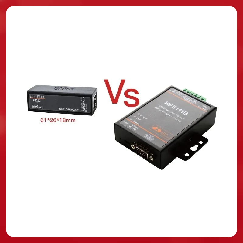 Porta seriale di alta moda da RS232 a porta seriale Ethernet Supporto server dispositivo TCP/IP Telnet Modbus Protocollo TCP EE10