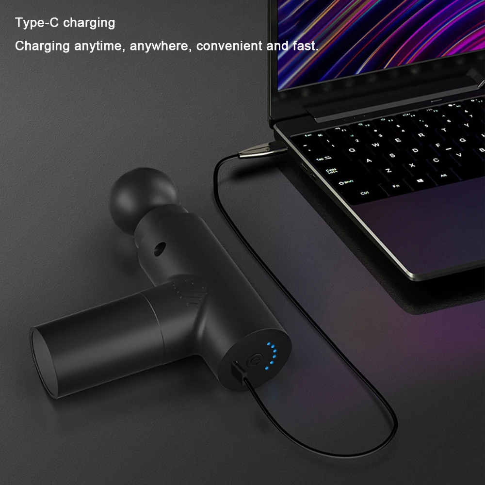 Mini Massage Gun with Multiple Adjustable Levels Portable Small Gun Electric Shock Muscle Massage Exercise and Fitness