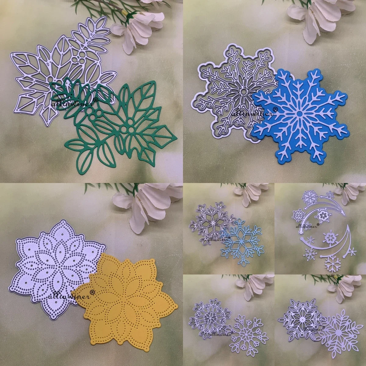 WINTER snowflakes Metal Cutting Dies Stencils For DIY Scrapbooking Decorative Embossing Handcraft Die Cutting Template