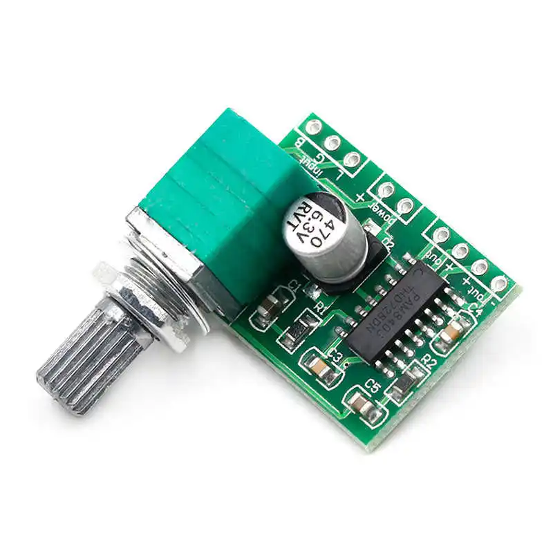 PAM8403 Mini 5V digital small power amplifier board with adjustable switching power amplifier module can be powered by USB