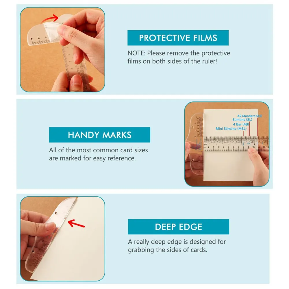 6 Inch Clear Acrylic T Square Ruler For Easy Reference While Crafting T Square Ruler Handtool In Both Inches Metric Measurements