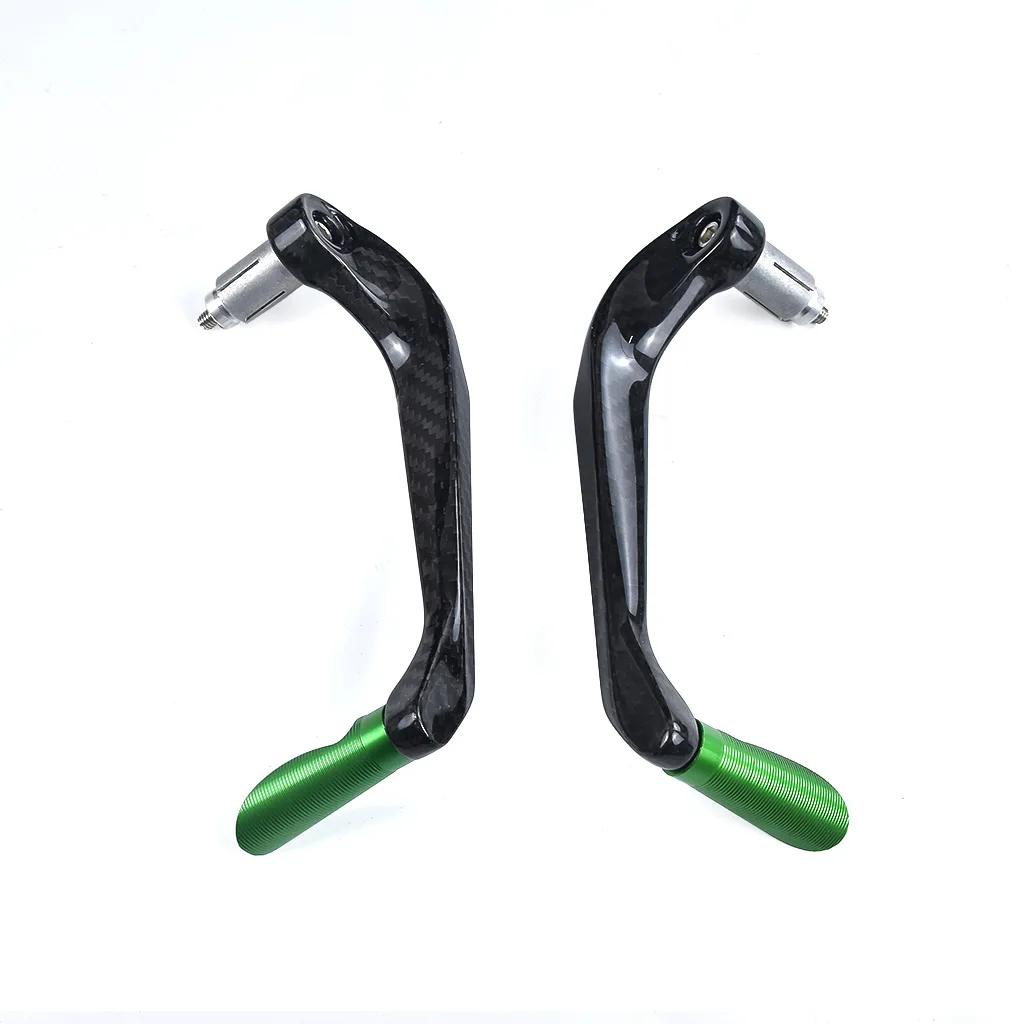 3K Dry Carbon Fiber 22mm/ 7/8 inch Universal Motorcycle Handlebar Brake Clutch Lever Hand Guard Protector for R1000RR  Tmax530