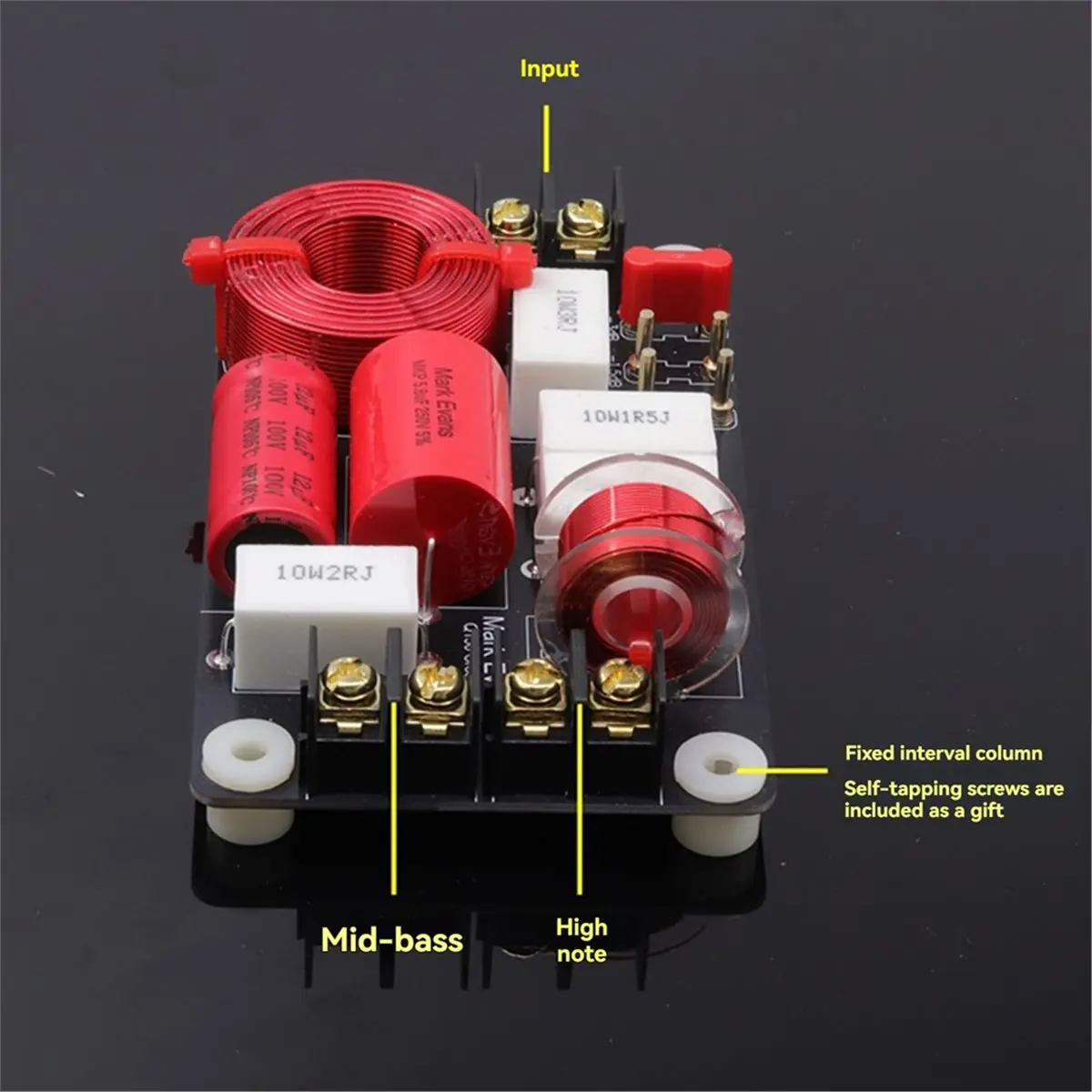 Divisor de Frecuencia de 2 Vías para el Día de Acción de Gracias, Red de División de Frecuencia Q150 para Altavoces de Estantería Hi-Fi y Audio Doméstico