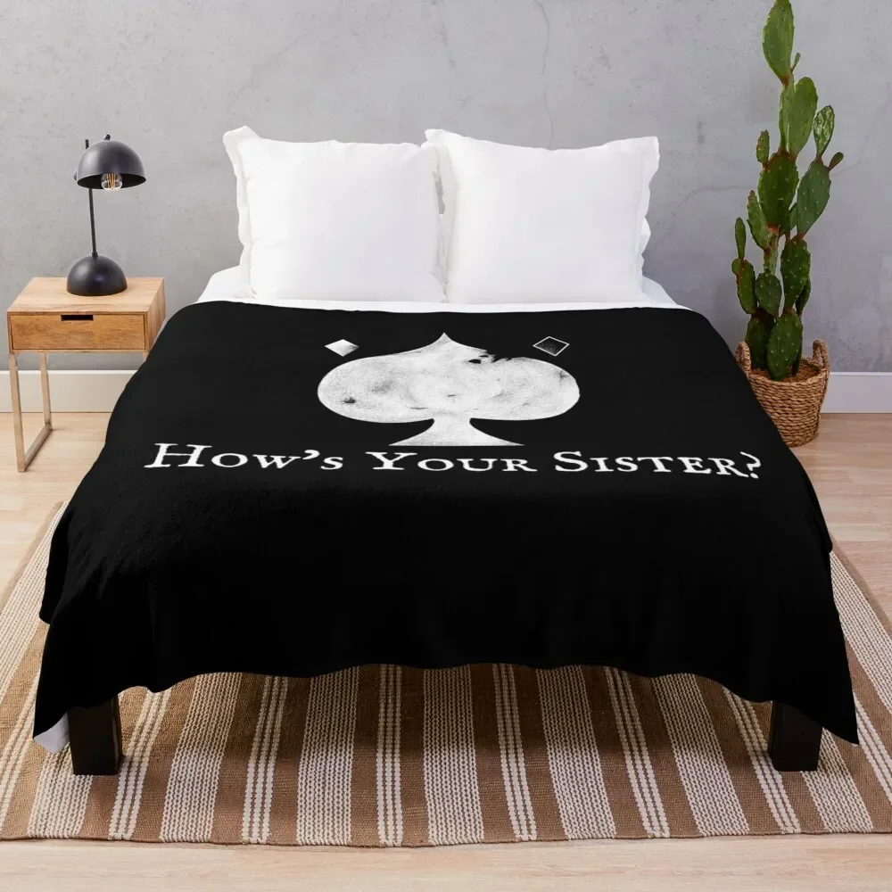 

Ace of Spades Throw Blanket funny gift Cute Giant Sofa Blankets