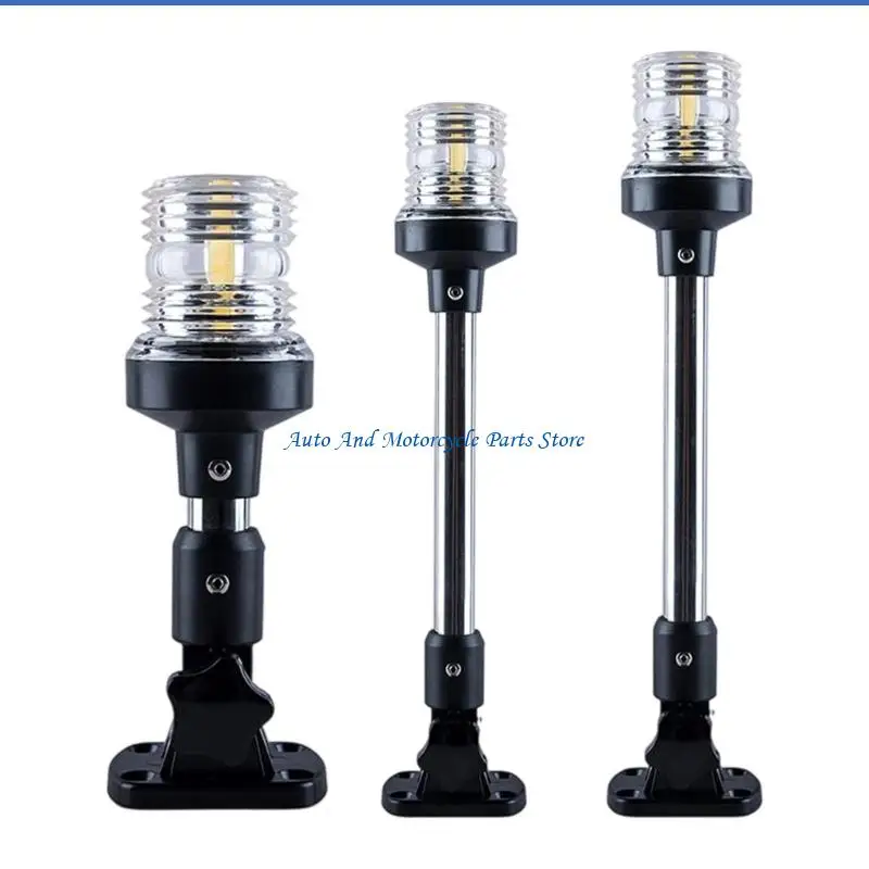 P9FD 180 Degree Adjustable Marine LED Navigation Light IP67 Waterproof Stainless Steel for Vessels Yachts Boats Night Sailing