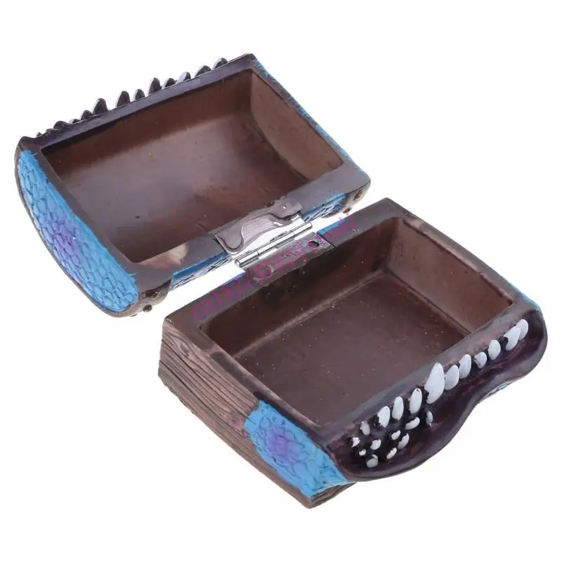 

M76B Коробка для кубиков DND RPG с имитацией сундука для многогранных кубиков для ролевых игр, настольных игр