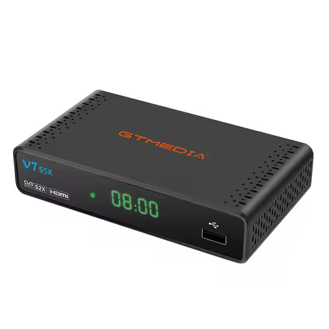 2025 hot sale GTMEDIA V7S5X DVB S2X Satellite Decoder FTA Auto Biss PowerVu Scart Out New Satellite TV Receiver S2/S2X GTMedia V