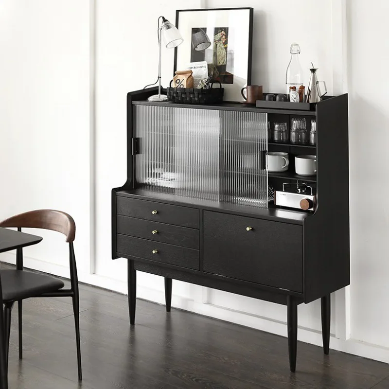 

side cabinet small apartment household multi-layer storage tea cabinet light luxury restaurant storage cupboard side cabinet