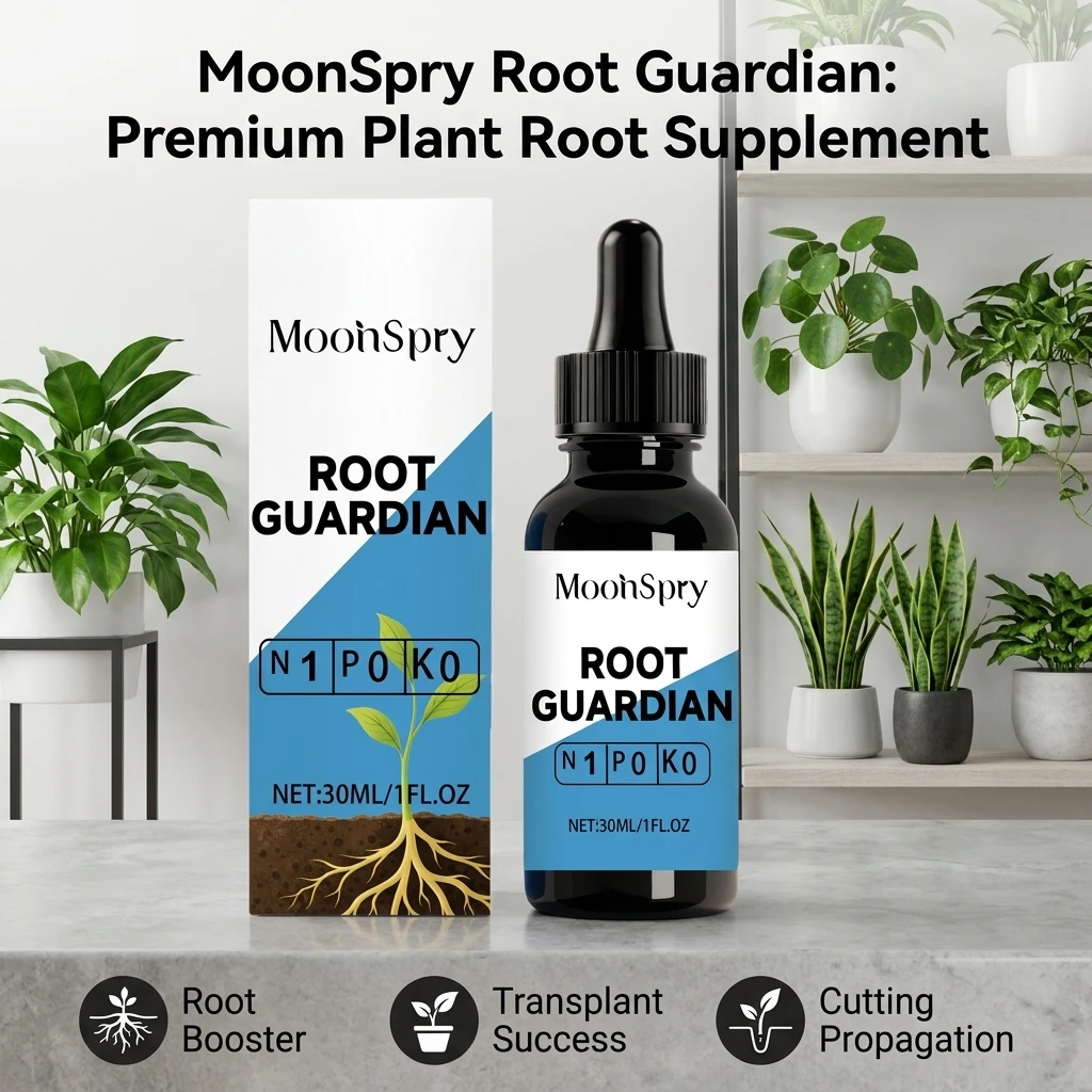 Picture 3: MOONSPRY Plant Rooting Drops Promote Rapid Root Growth Improve Nutrient Absorption Capacity Care Plant Nutrient Supplement Drops