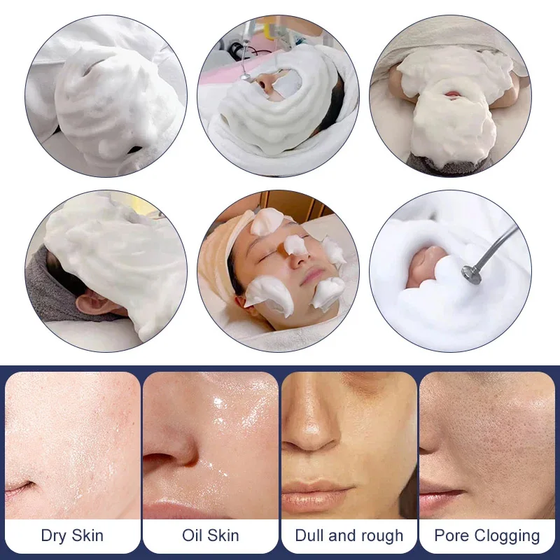 2026 Portable 3pcs Handles Facial Care Tool Facial Clean Device Pore Shrinking Professional Aesthetic Equipment Anti Aging