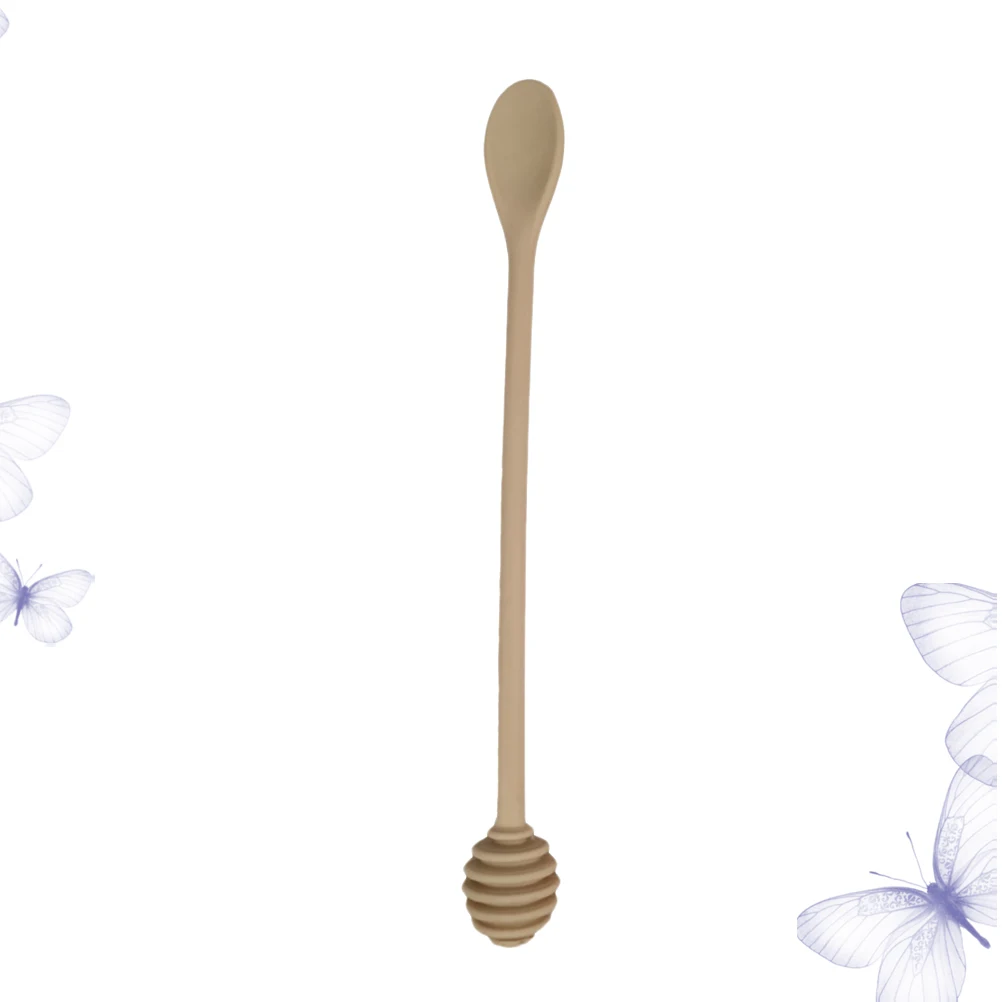 

Silicone Bag Nylon Spoon Honey Stirrer Long Handle Dippers Syrup Molasses Dispensing Gift Party Wedding Supplies Kitchen Bar
