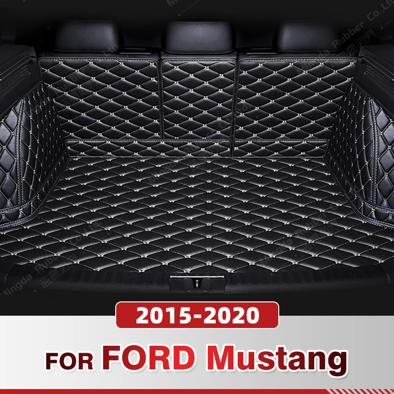 

Auto Full Coverage Trunk Mat For Ford Mustang 2015-2020 16 17 18 19 Car Cover Pad Cargo Liner Interior Protector Accessories