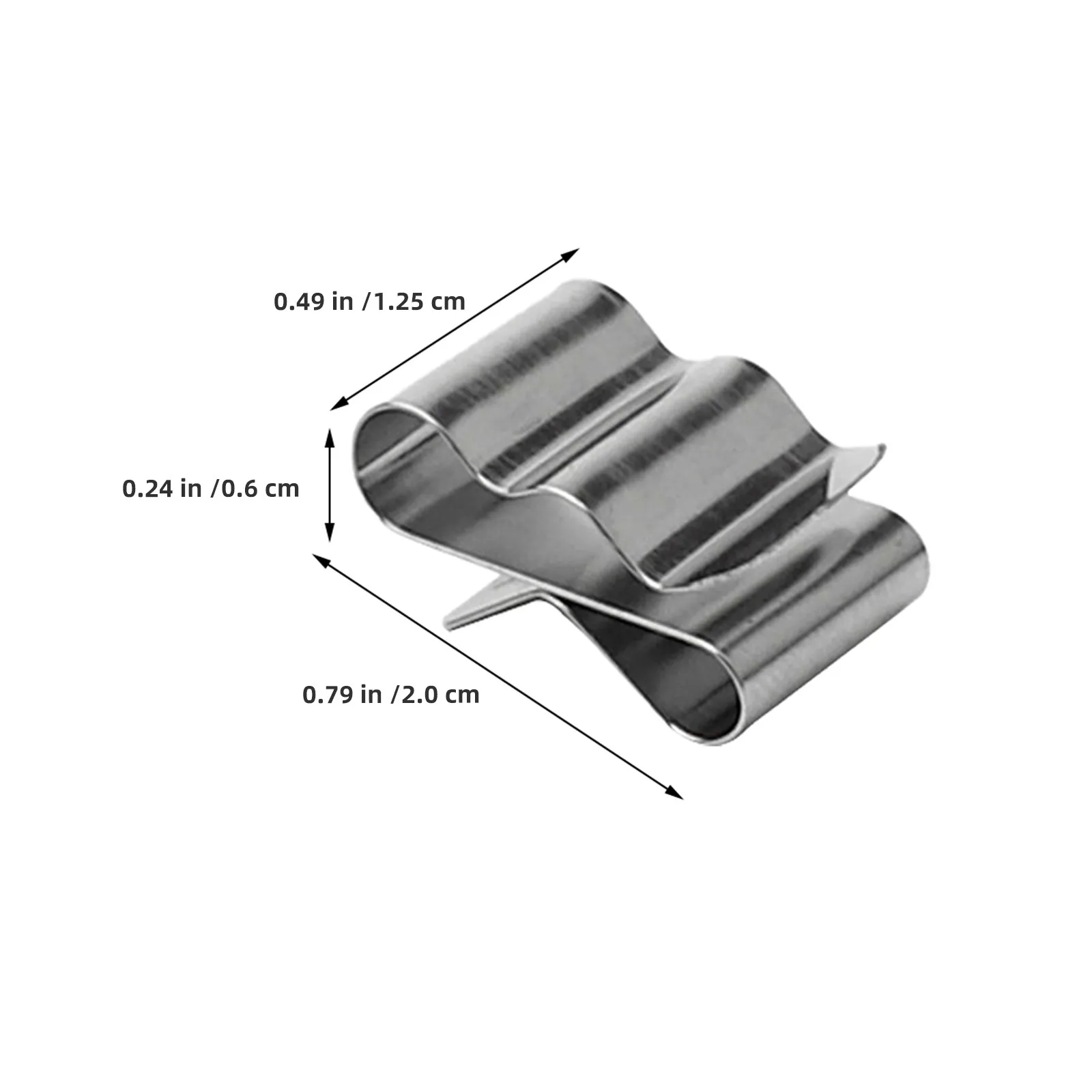 30Pcs Stainless Steel Solar Cable Clips Photovoltaic Wire Clip for Electrical Wiring Frame Management Wire Clips