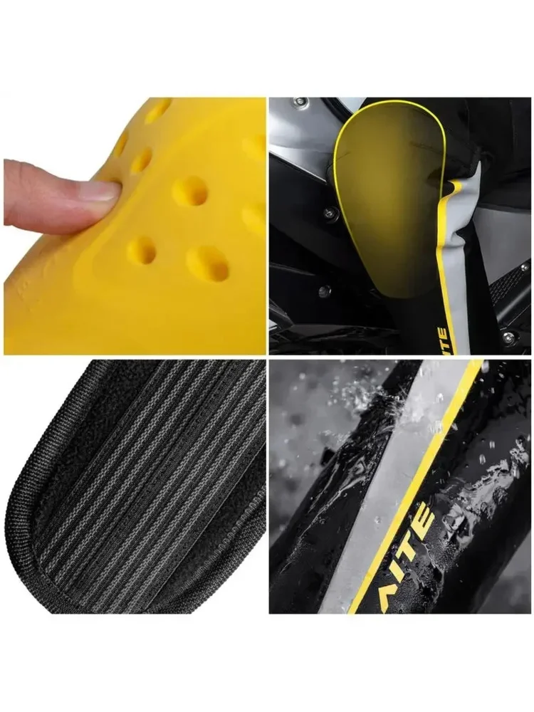 Motorcycle Cycling Knee Warmer Leg Cover With Reflective Strip Motorbike Protector Winter Sports Knee Pads Guards Protection gp