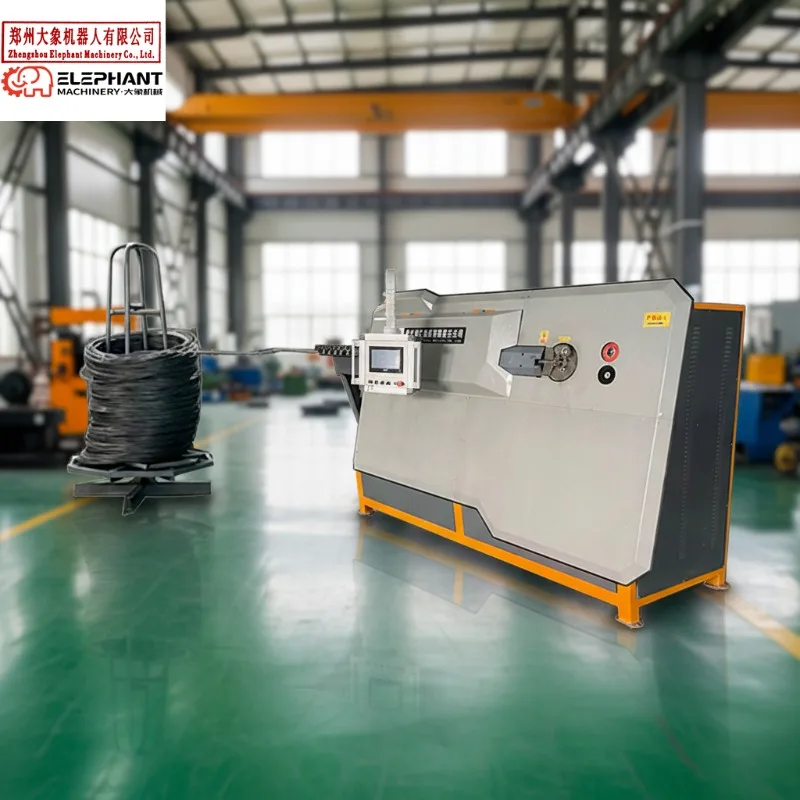 Customized Automatic Stainless Steel Construction Scaffolding Bending Machine 6-18mm CNC PLC-controlled Stirrup Hoop Making Mach